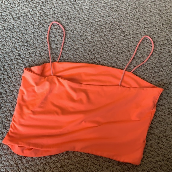 Neon orange tank top size medium - Picture 2 of 2